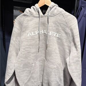Alphalete Gray Camo Hoodie